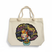 Sistah Girl Canvas Tote – Bold. Artistic. Unapologetically You.
