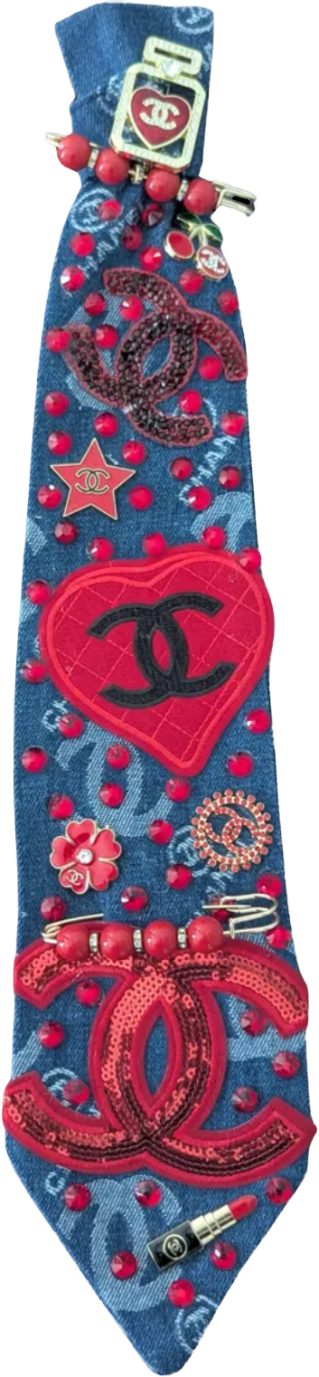 Legacy Amor Luxe Tie – Crimson Couture Heart Design